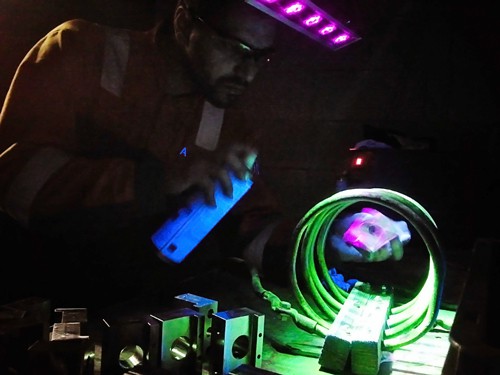 Fluorescent Magnetic Particle Inspection or test (FMPI)